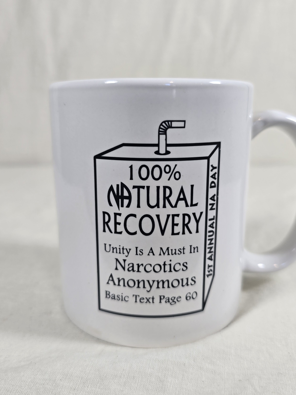 Narcotics Anonymous NA 100% Natural Recovery Coffee Mug